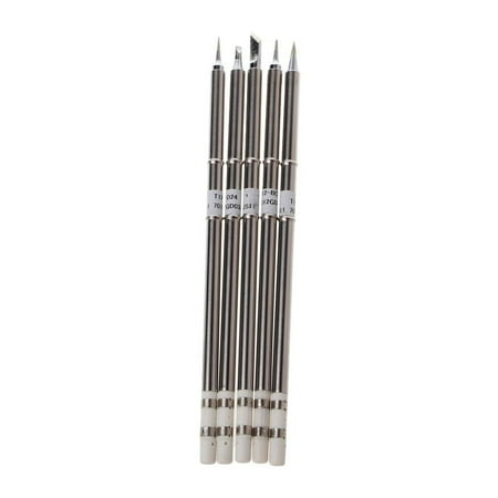 AdaAda T12 Series Soldering Iron Tips T12-Bl Welding Tools for Soldering Station Silver AdaAda T12 Series Soldering Iron Tips T12-Bl Welding Tools for Soldering Station Silver